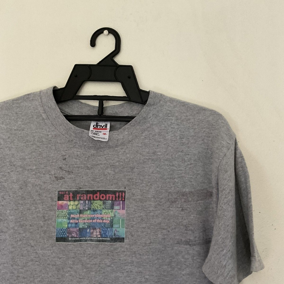 Anvil × Japanese Brand × Vintage Vintage Eat it At Random! Skate Center Promo Tees Size US M / EU 48-50 / 2 - 2 Thumbnail