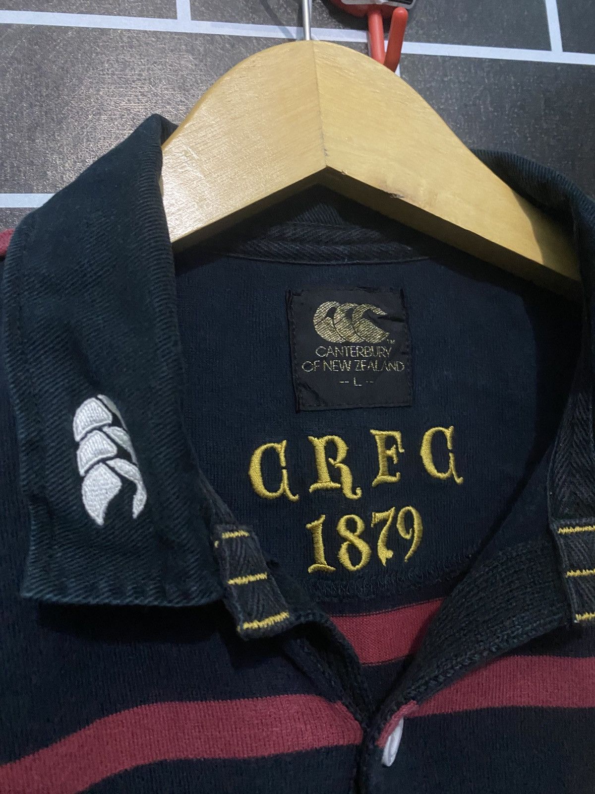 Canterbury of New Zealand Polo shirt Canterbury of new zealand RFC 1879 rugbyshirt Size US L / EU 52-54 / 3 - 5 Thumbnail
