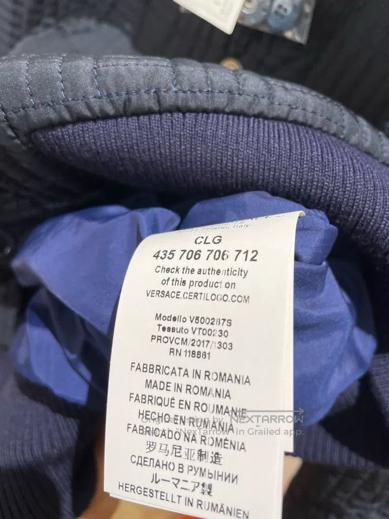Versace Versace Hooded cotton jacket Size US S / EU 44-46 / 1 - 5 Thumbnail