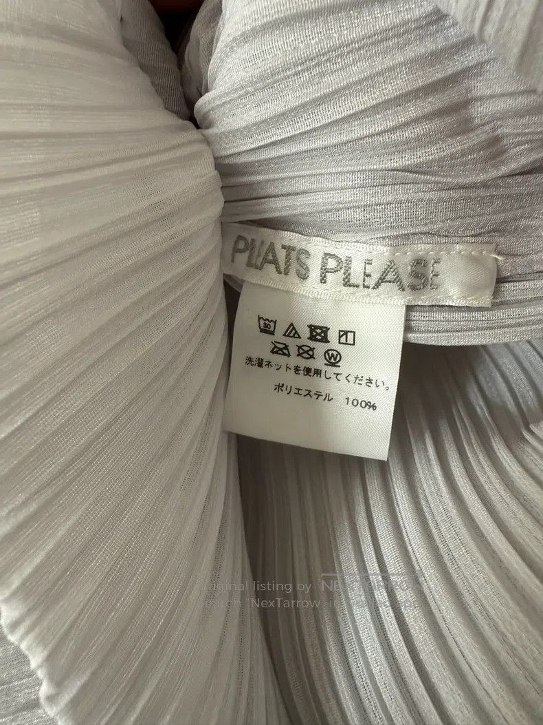 Issey Miyake Issey Miyake Light Gray Dress Size L / US 10 / IT 46 - 3 Thumbnail
