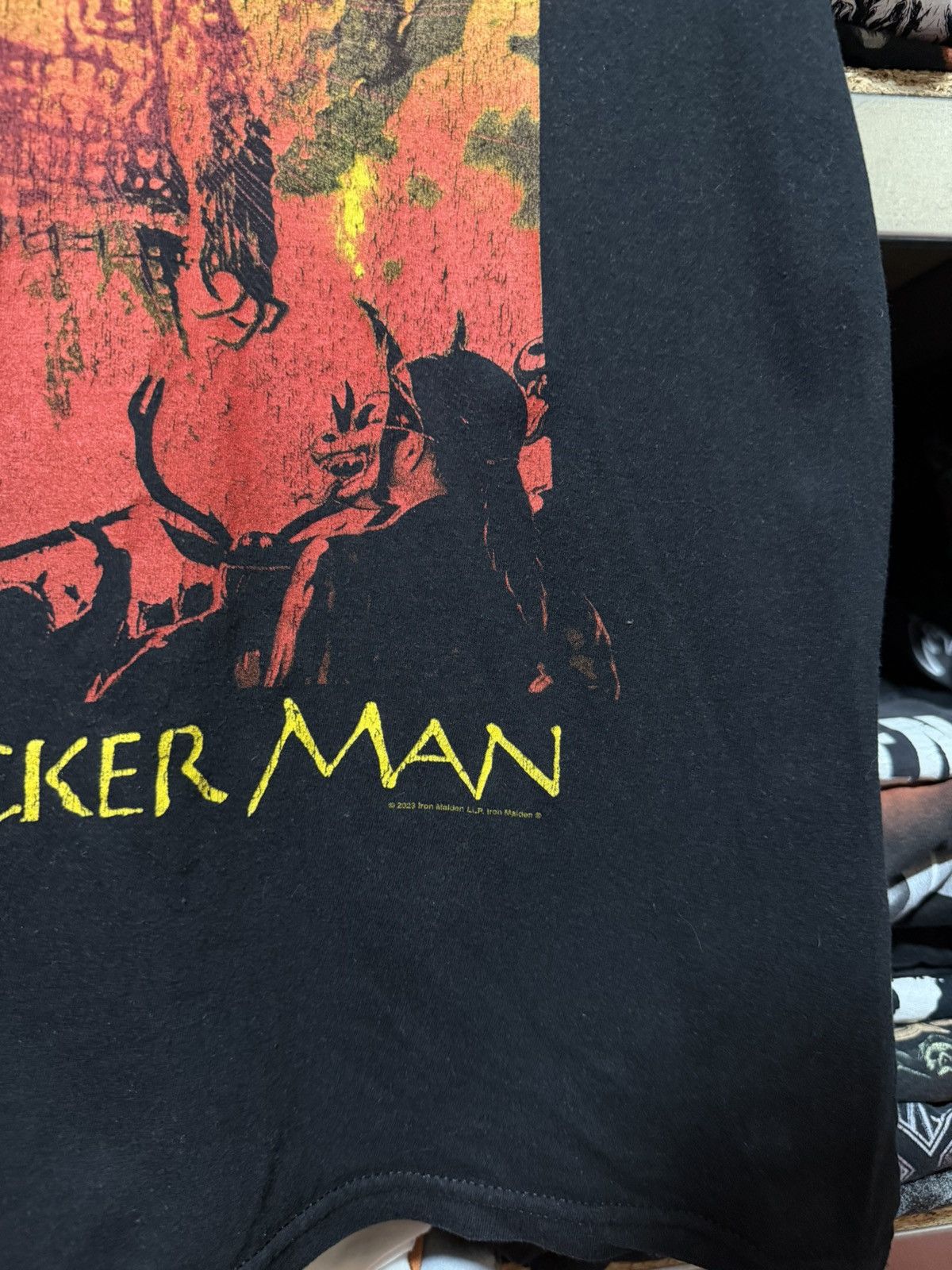 Band Tees Vintage 2023 Iron Maiden The Wicker Man Rock Band T-Shirt Size US L / EU 52-54 / 3 - 4 Thumbnail