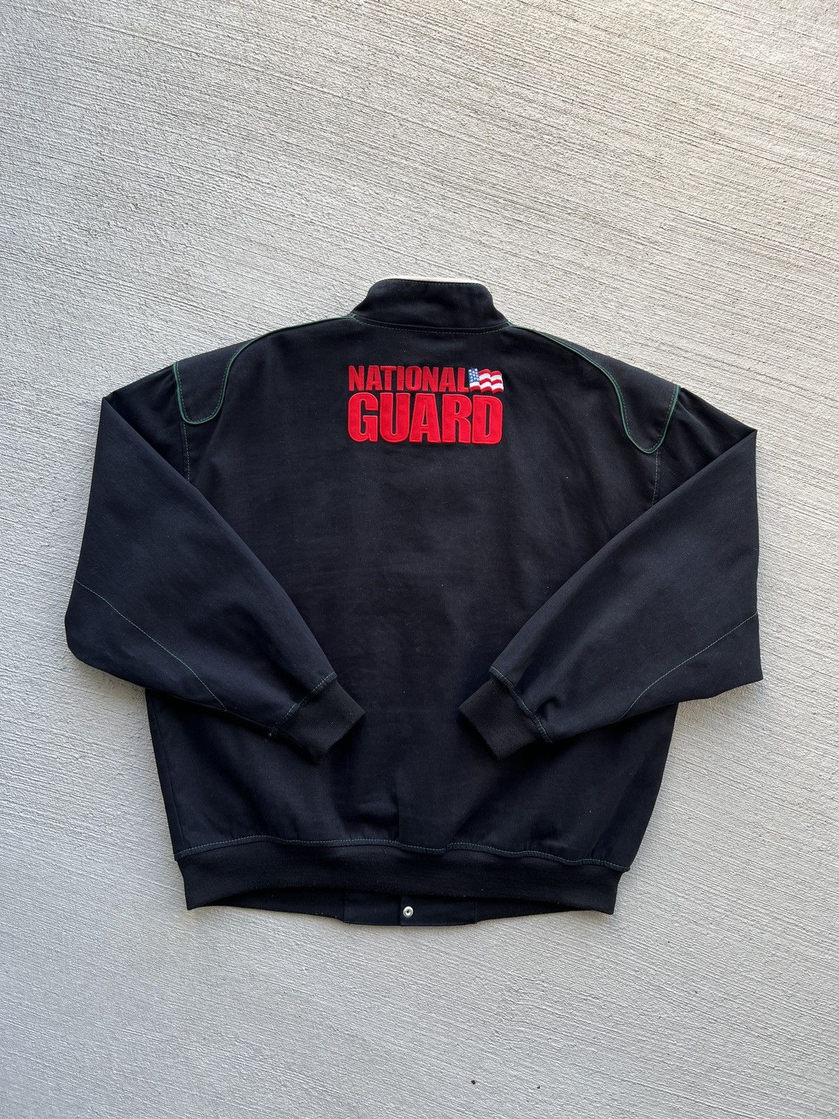 NASCAR × Vintage Vintage NASCAR Dale Earnhardt Jr Racing Bomber Jacket Size US XL / EU 56 / 4 - 4 Thumbnail