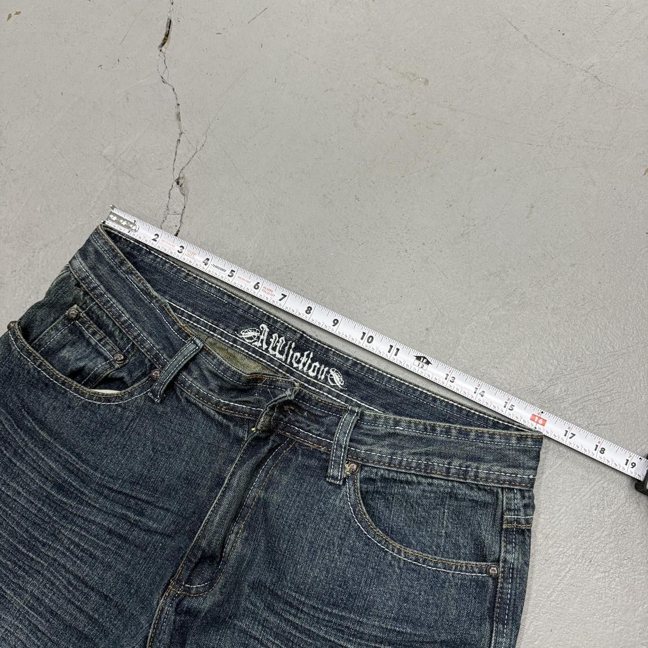 Affliction Y2K Crosses Affliction Men’s Embroidered Jeans 32 x 31 Size US 32 / EU 48 - 4 Thumbnail