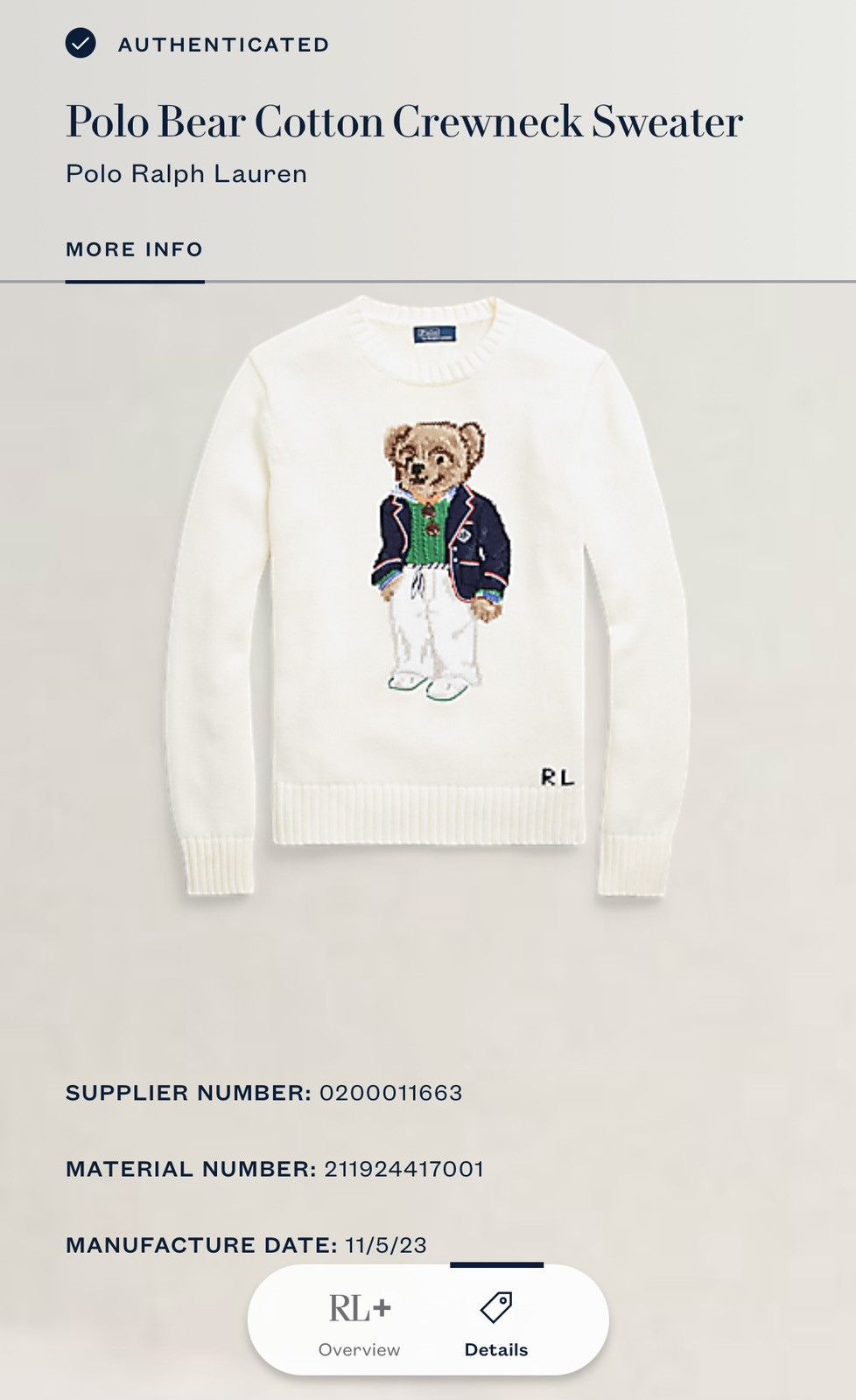 Polo Ralph Lauren Polo Ralph Lauren Bear Knit Sweater Size M / US 6-8 / IT 42-44 - 7 Thumbnail