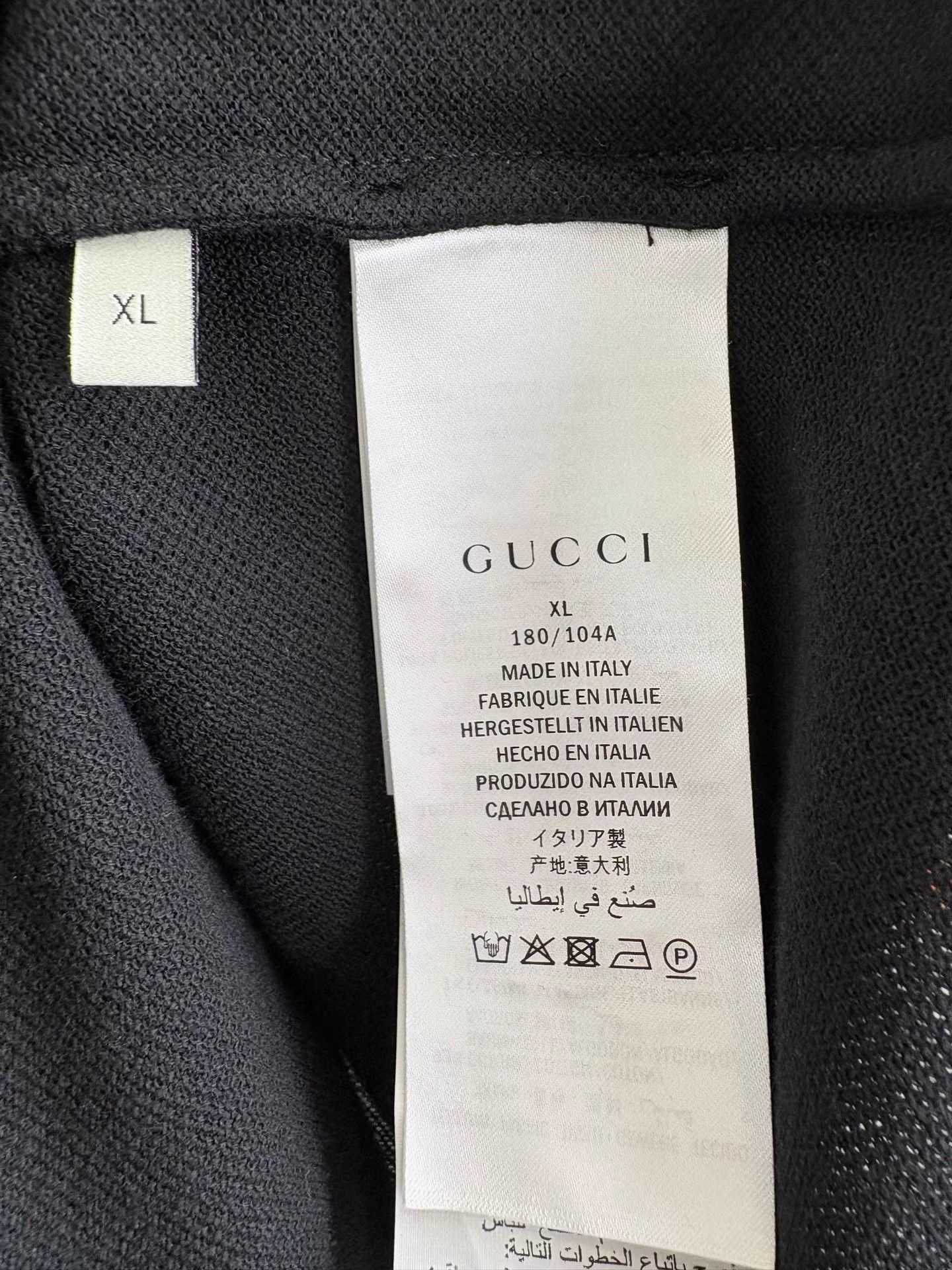 Gucci GUCCI Letter Logo Short Sleeve Polo K1 Size US XL / EU 56 / 4 - 4 Thumbnail