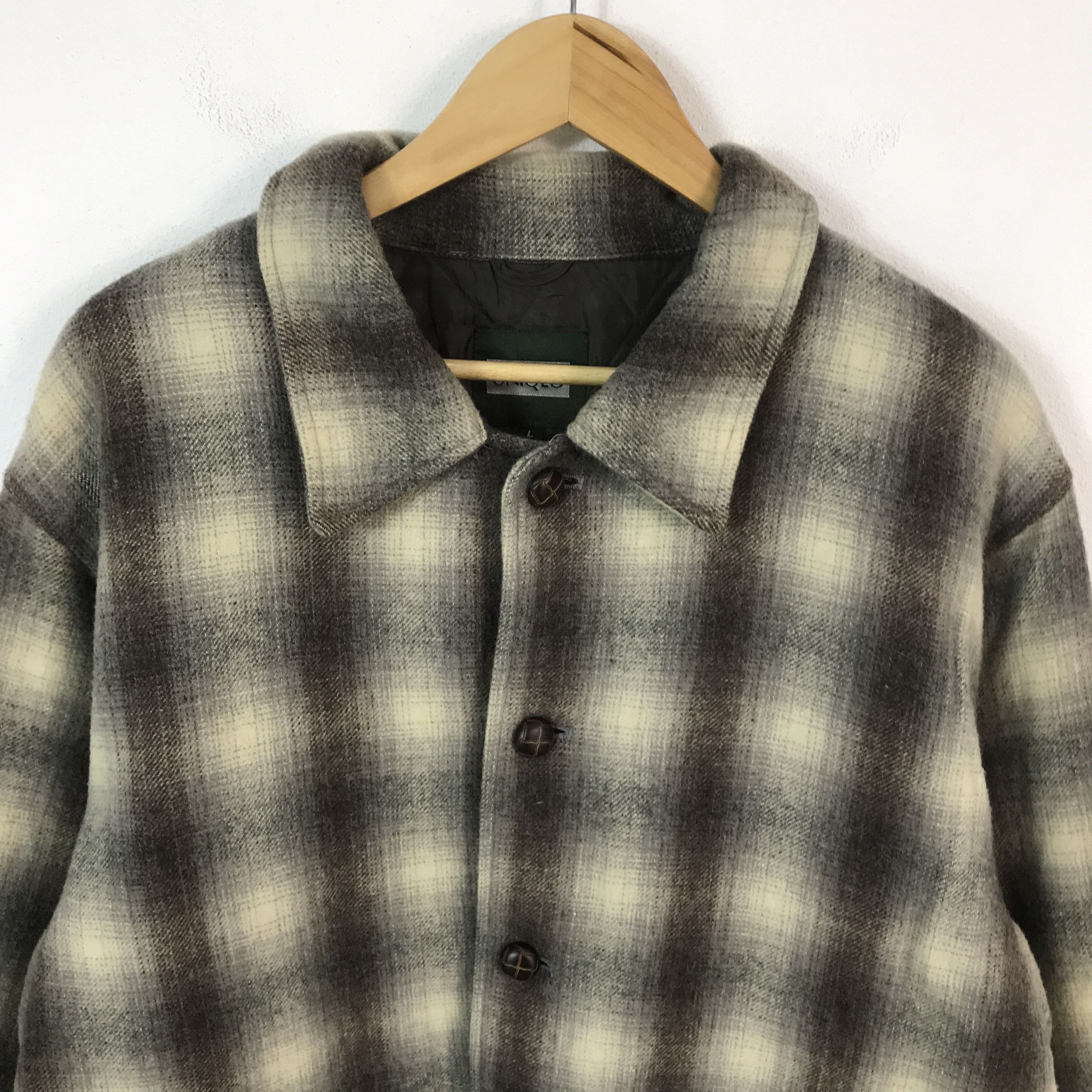 Japanese Brand × Uniqlo Vintage Uniqlo Japan Button Up jacket Size US L / EU 52-54 / 3 - 3 Thumbnail