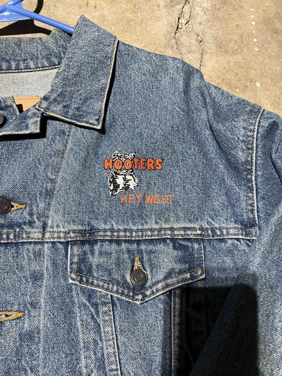 Other Hooters Jean Jacket Size US L / EU 52-54 / 3 - 2 Thumbnail