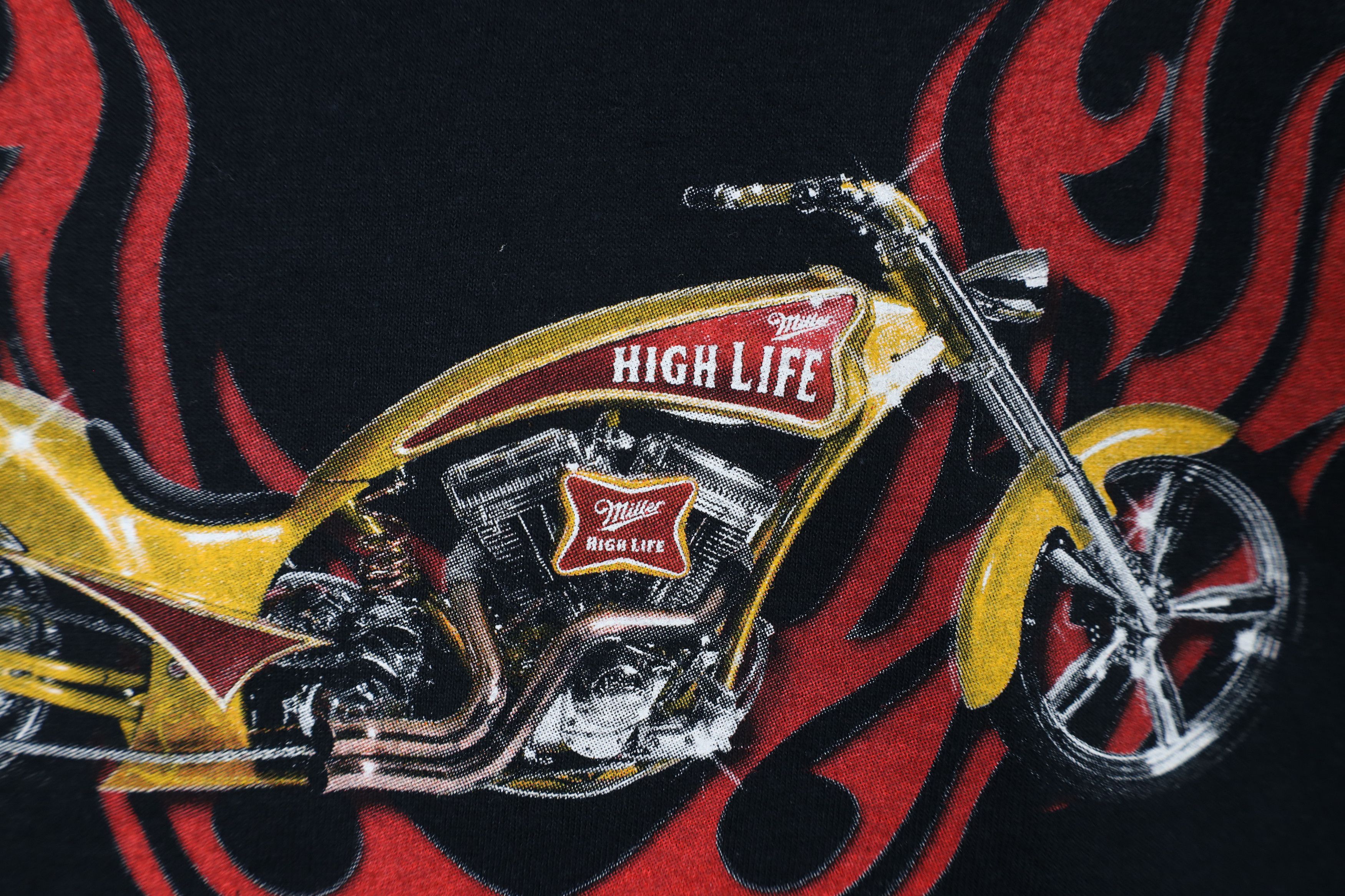 Vintage Vintage Lite Beer Motorcycle Milwaukee Pride T-Shirt Black Size US XL / EU 56 / 4 - 9 Thumbnail