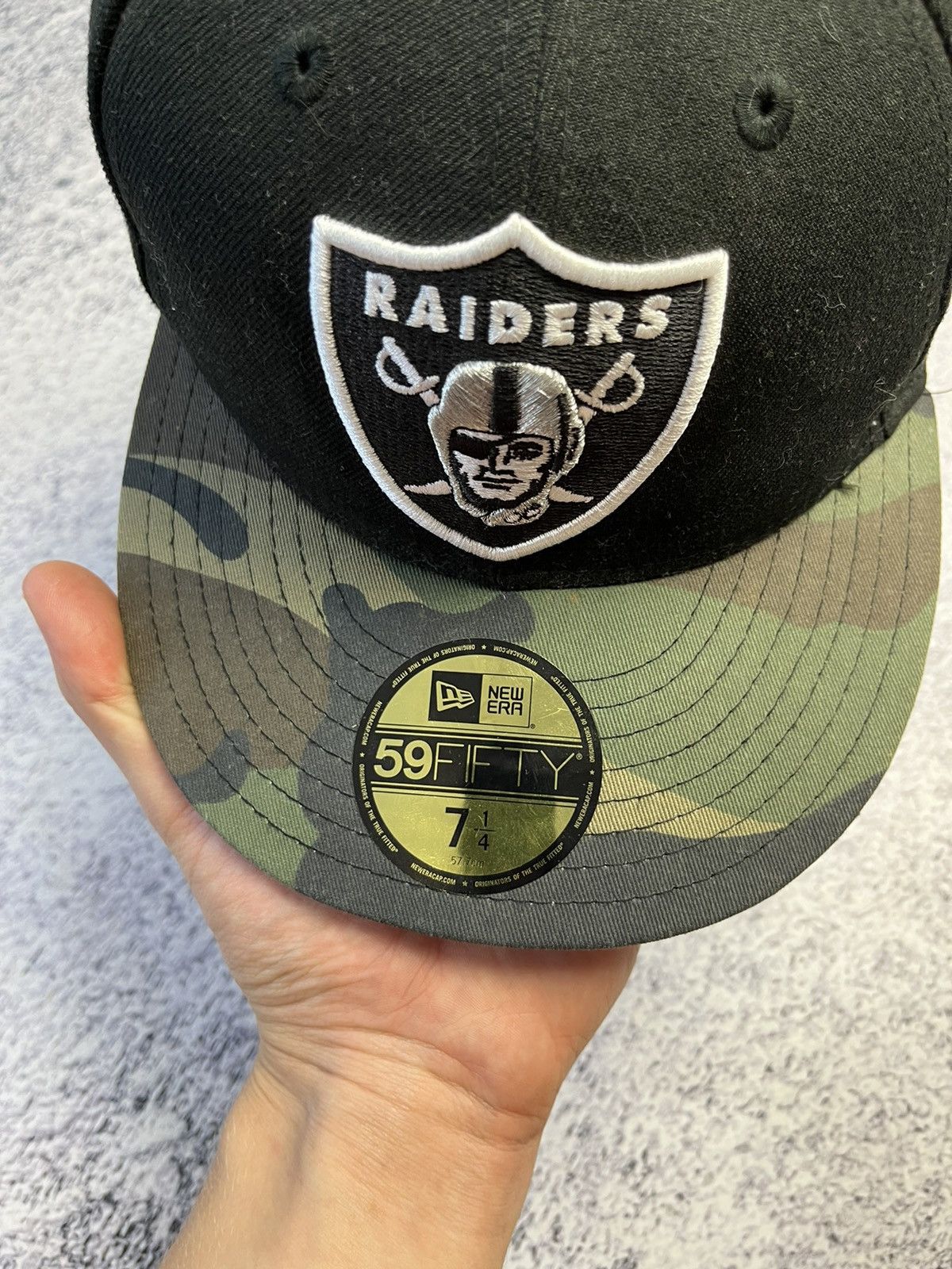 NFL Vintage Los Angeles Raiders Snapback Hat Size ONE SIZE - 7 Thumbnail