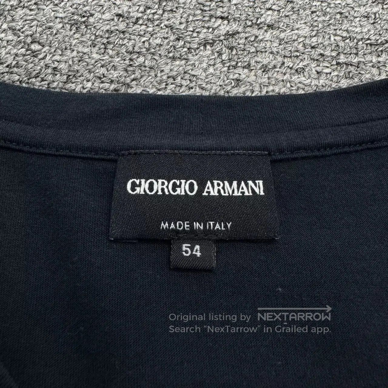 Giorgio Armani Giorgio Armani Beaded Letter Short Sleeve. Size US L / EU 52-54 / 3 - 2 Thumbnail