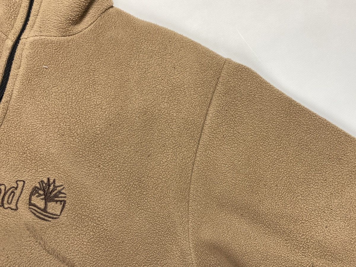 Timberland Timberland Fleece Jacket Trashed Big Embroidered Big Logo Size US L / EU 52-54 / 3 - 15 Thumbnail