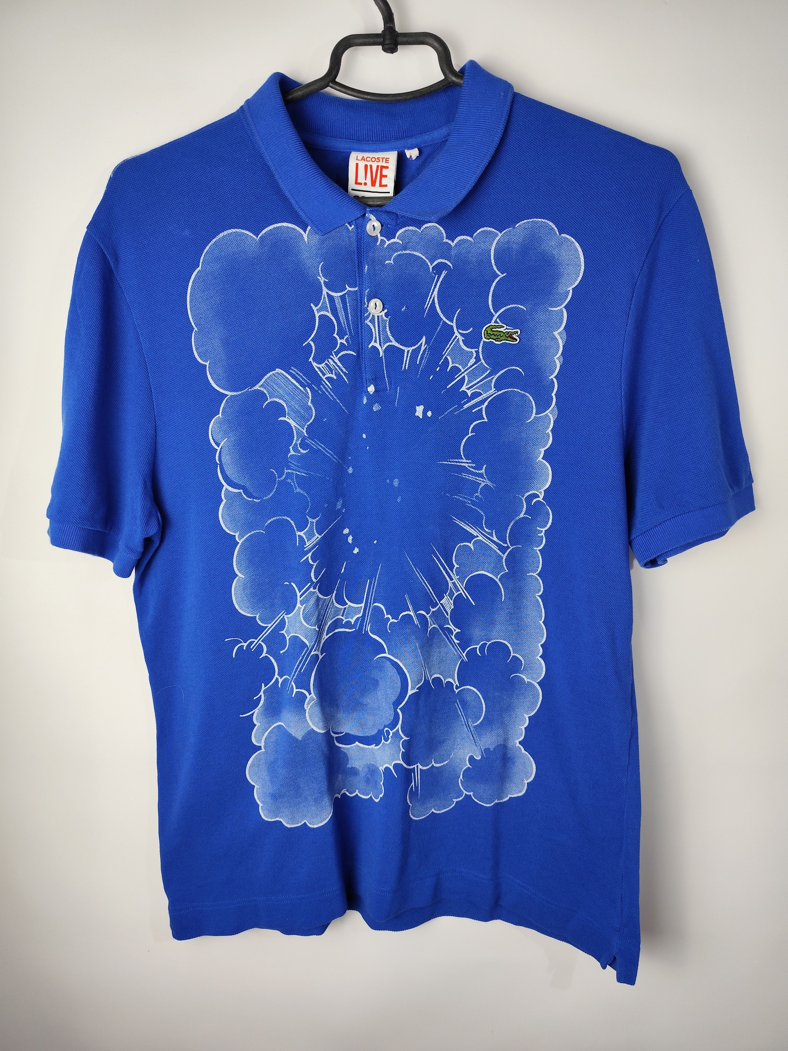 Lacoste Vintage streetwear designer Lacoste LIVE OSAMU TEZUKA Tee Size US M / EU 48-50 / 2 - 1 Thumbnail