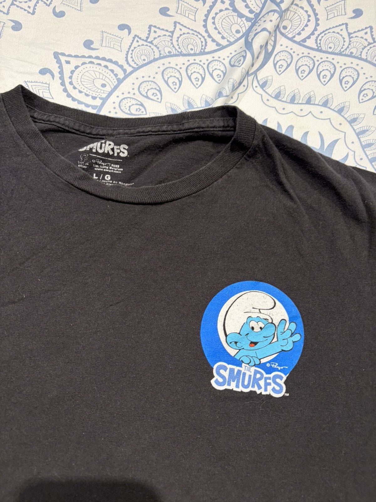 Vintage Smurfs shirt Large Size US L / EU 52-54 / 3 - 4 Thumbnail