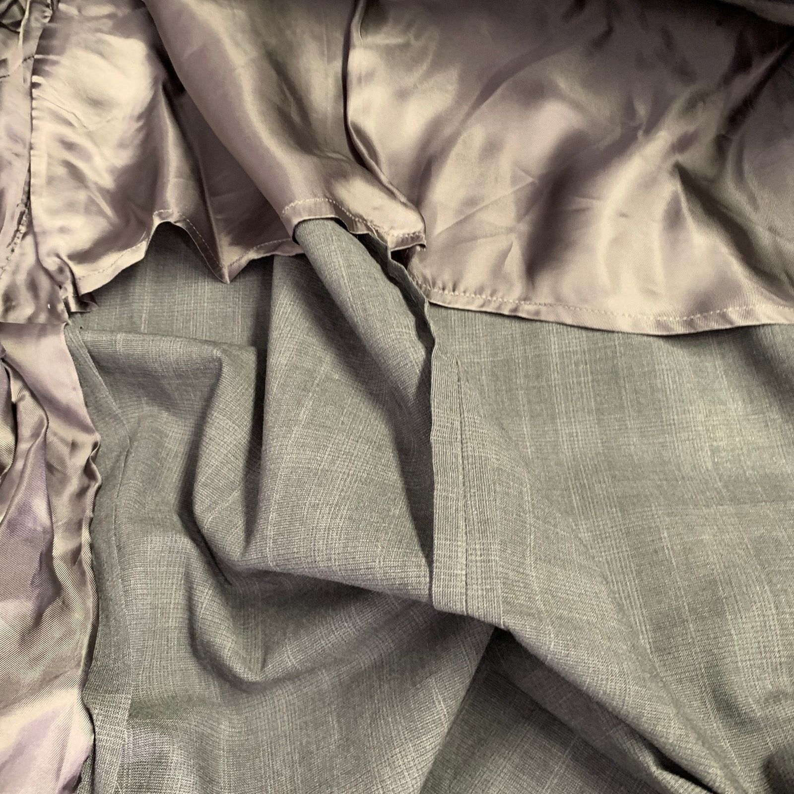 Brooks Brothers Size 44 Grey Glenplaid Wool Polyester Sport Coat Size 44R - 7 Thumbnail