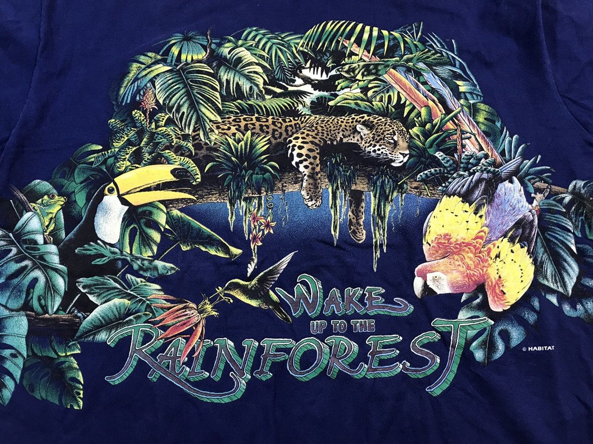 Habitat × Vintage Vintage 90s Habitat Animal Rare T Shirt Size US L / EU 52-54 / 3 - 7 Thumbnail