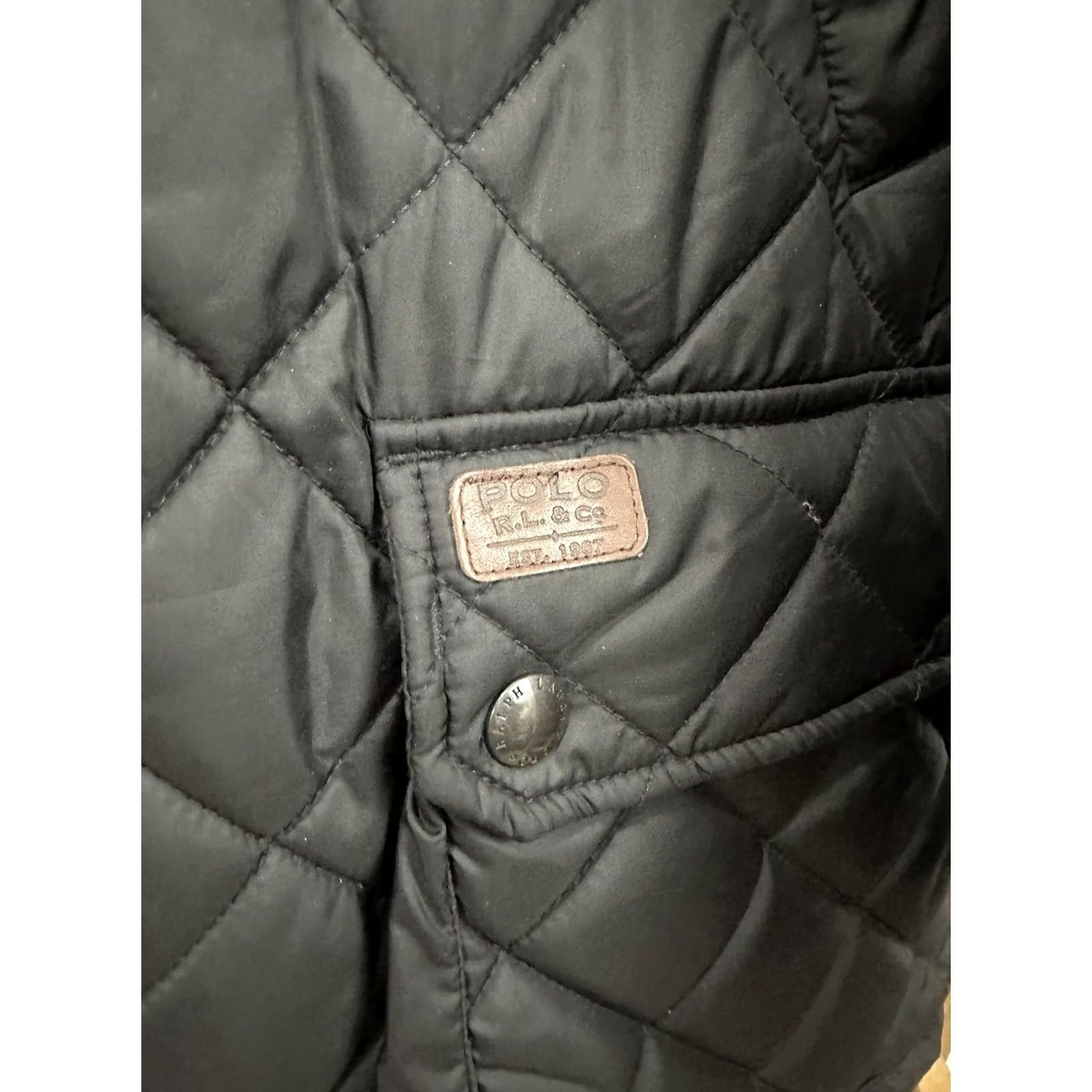 Polo Ralph Lauren VTG Polo Ralph Lauren Quilted Parka Jacket Sz L Black Men Polo Ralph Lauren Parka Quilted Insulated Polyester Jacket Size L Mens Jacket Size US L / EU 52-54 / 3 - 4 Thumbnail