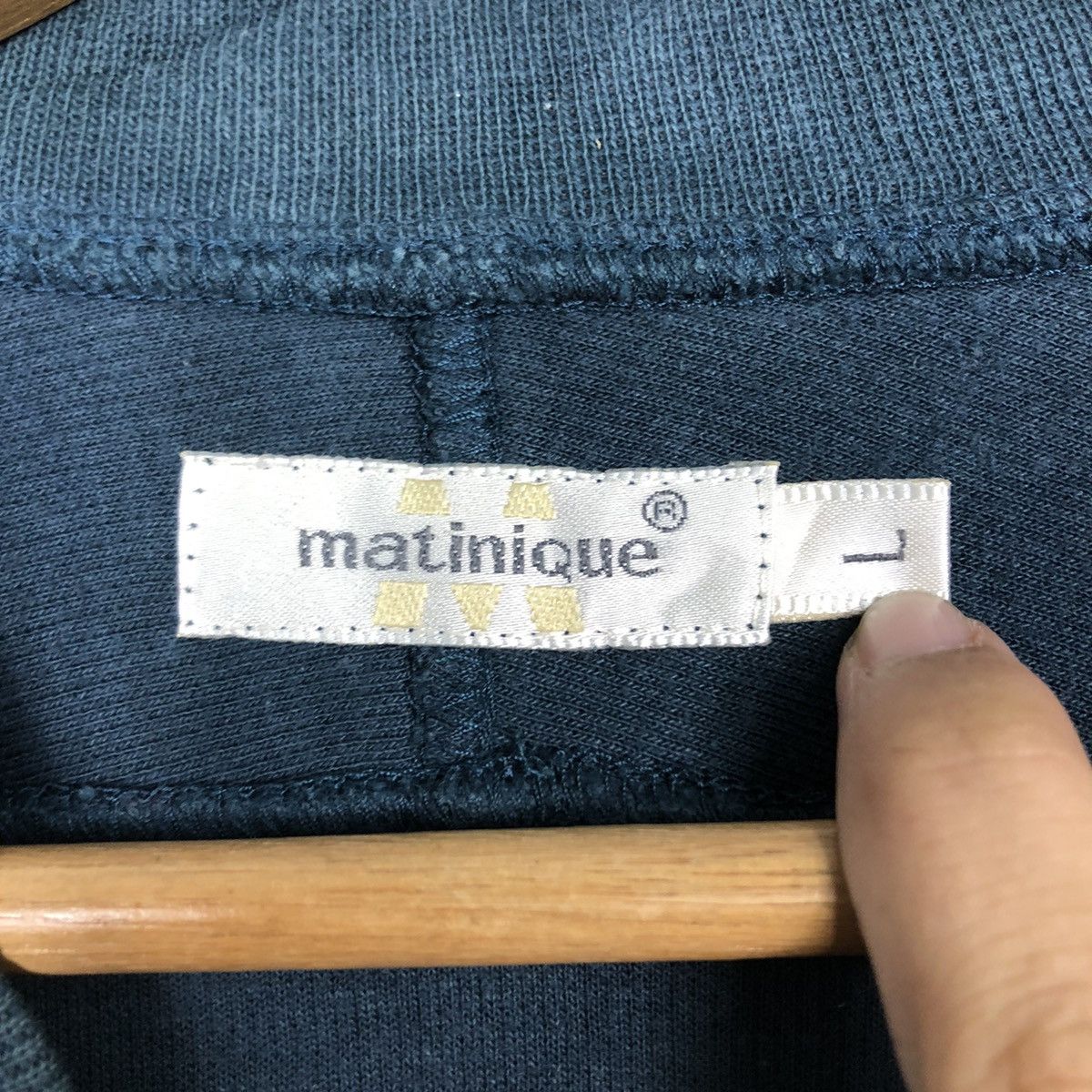 Vintage Sweatshirt PullOver Matinique Big Logo Issey Miyake