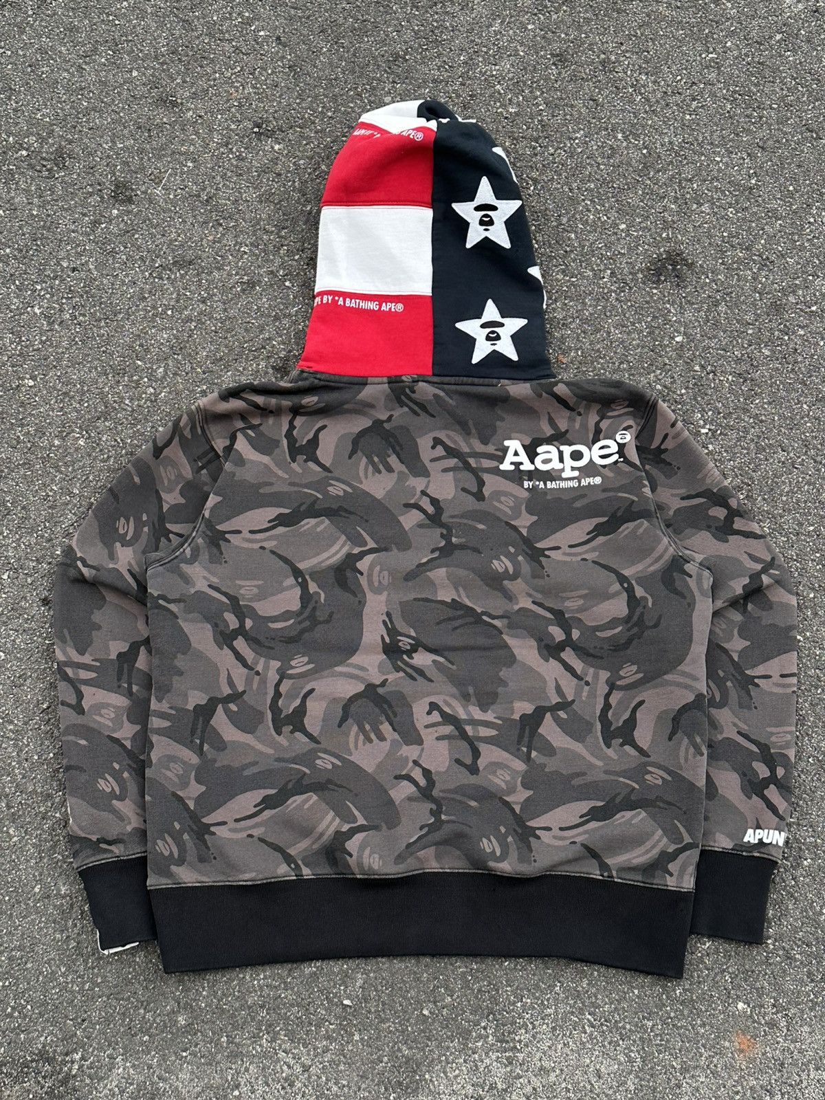 Aape AAPE by A Bathing Ape camouflage hoodie. Size US L / EU 52-54 / 3 - 3 Thumbnail