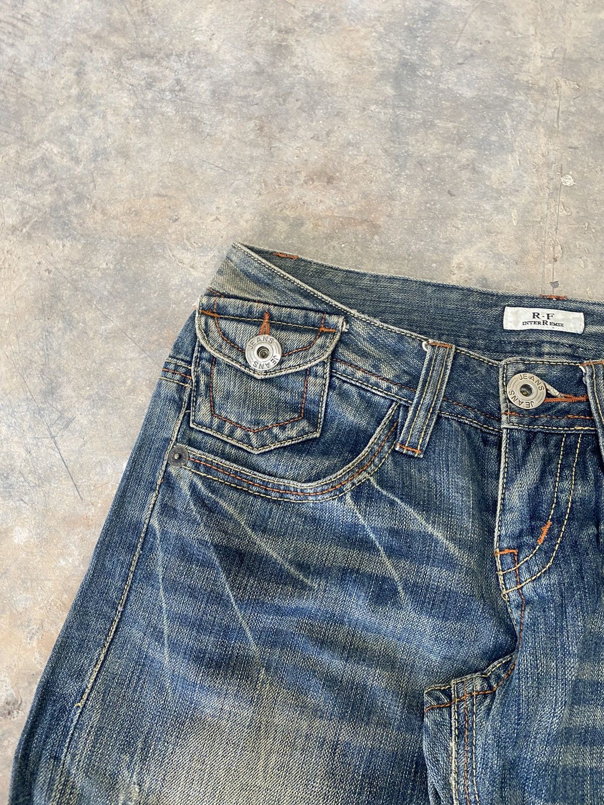 Hysteric Glamour × Japanese Brand × Le Grande Bleu (L.G.B.) Flare ☠️ Remix Wash Jeans punk Grunge LGB Rare Japan Size US 30 / EU 46 - 7 Thumbnail