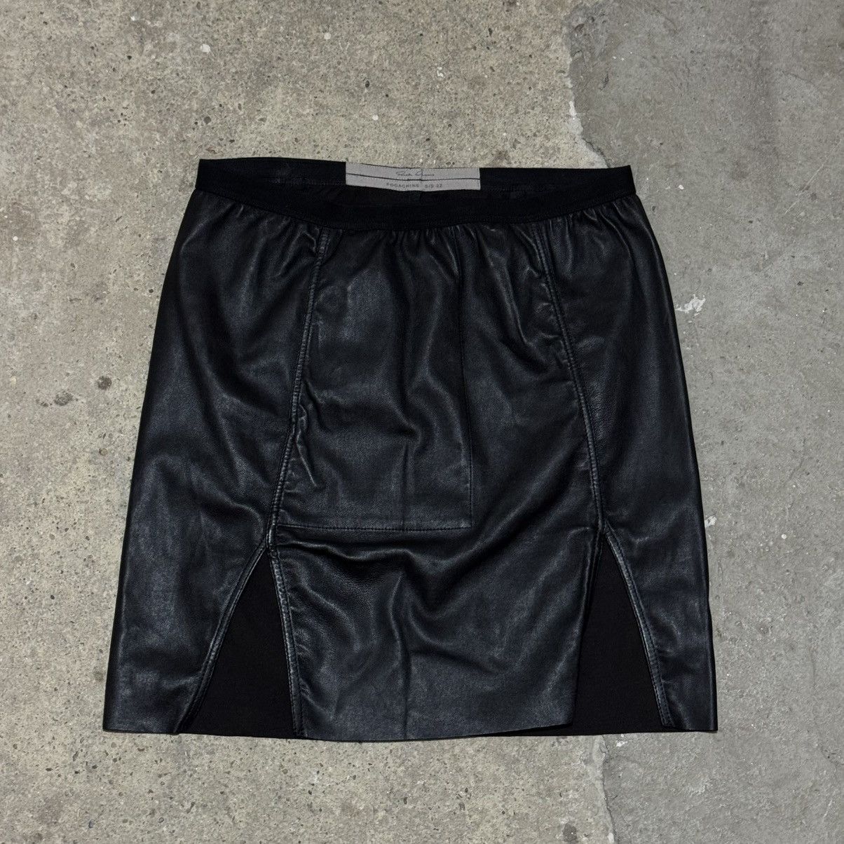 Rick Owens S/S 2022 Rick owens leather skirt Size 28" / US 6 / IT 42 - 1 Thumbnail
