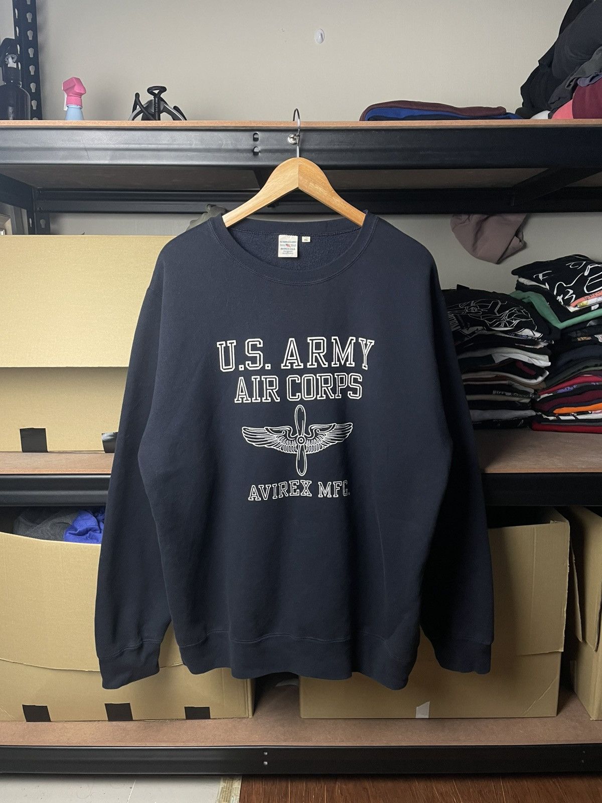 Avirex Avirex U.S. Army Air Corps crewneck sweatshirt Size US XXL / EU 58 / 5 - 1 Thumbnail
