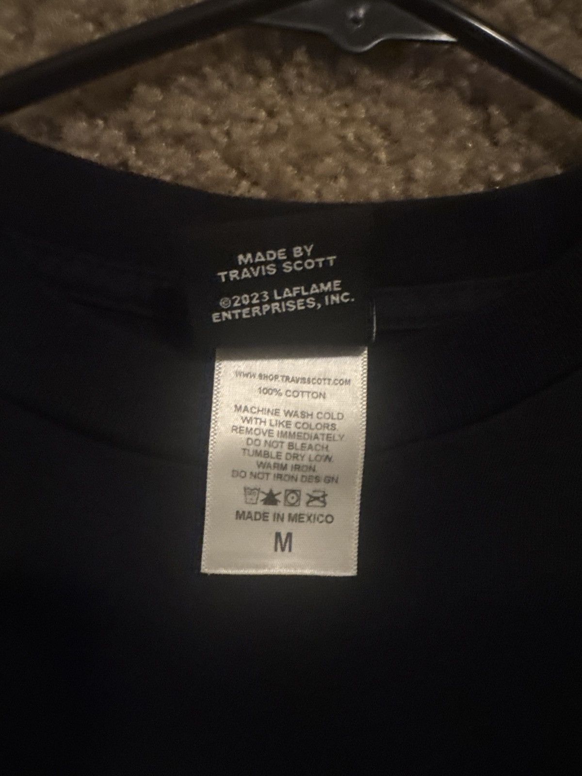 Travis Scott Travis Scott Tee Black Out Reality Size US M / EU 48-50 / 2 - 5 Thumbnail