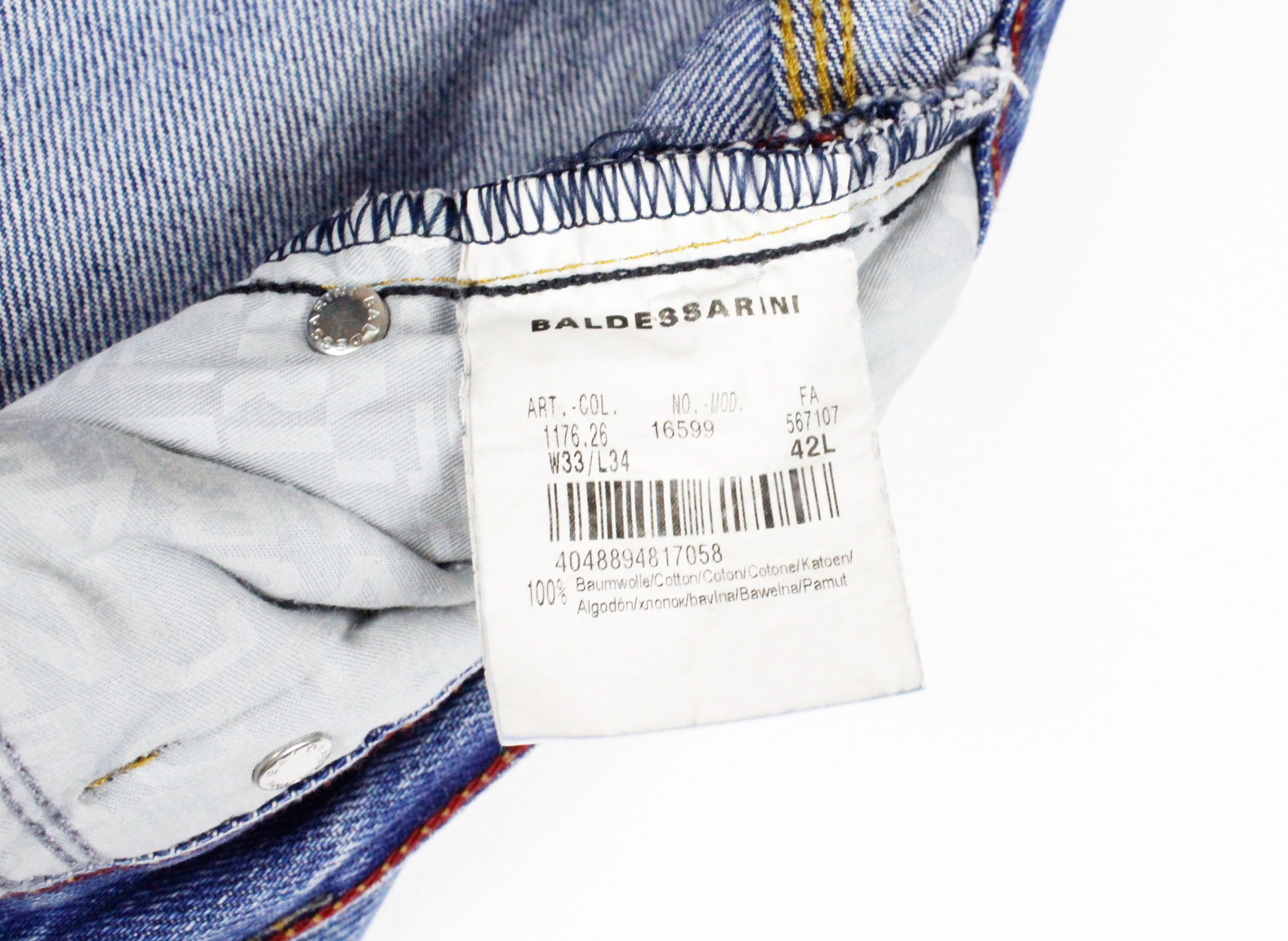 Baldessarini × Self Edge Baldessarini Washed Blue Jeans Selvedge Denim Pants Size US 33 - 10 Thumbnail