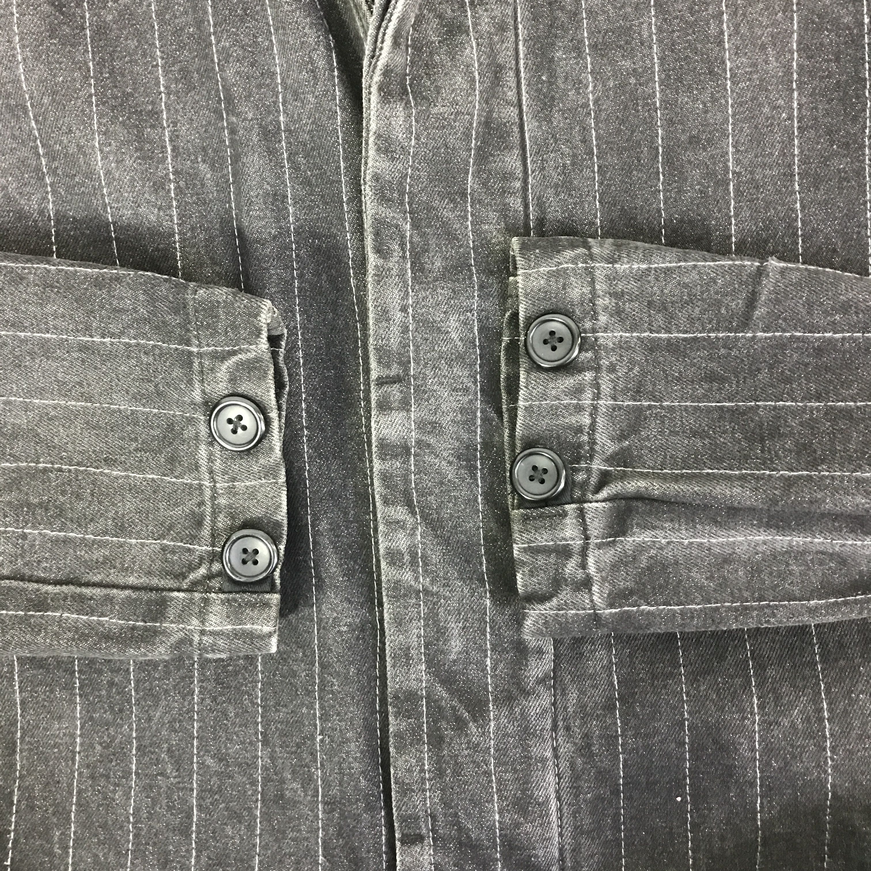 Woolrich Woolen Mills WOOLRICH BLACK DENIM BUTTON JACKET K84B10 Size US L / EU 52-54 / 3 - 7 Thumbnail