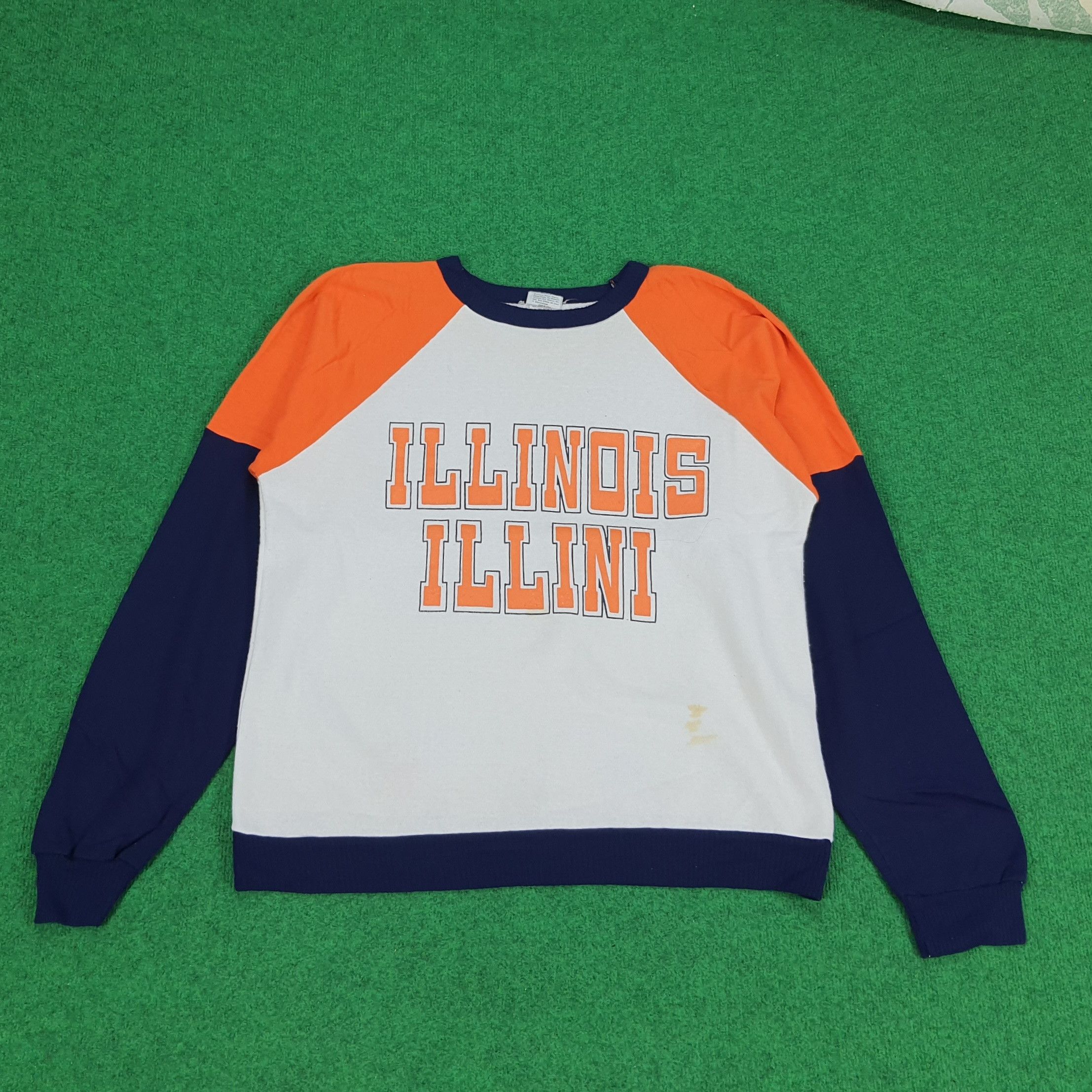 NBA × Vintage Vintage Illinois Illini NBA Basketball Team Sweatshirts Size US M / EU 48-50 / 2 - 1 Thumbnail
