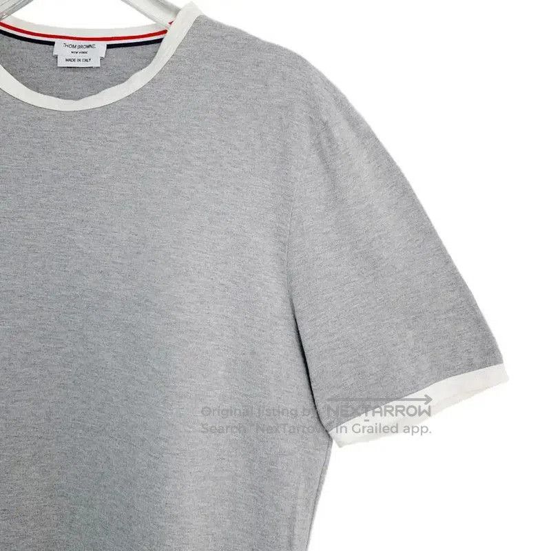 Thom Browne Thom Browne Gray Cotton Women's T-Shirt . Size S / US 4 / IT 40 - 4 Thumbnail