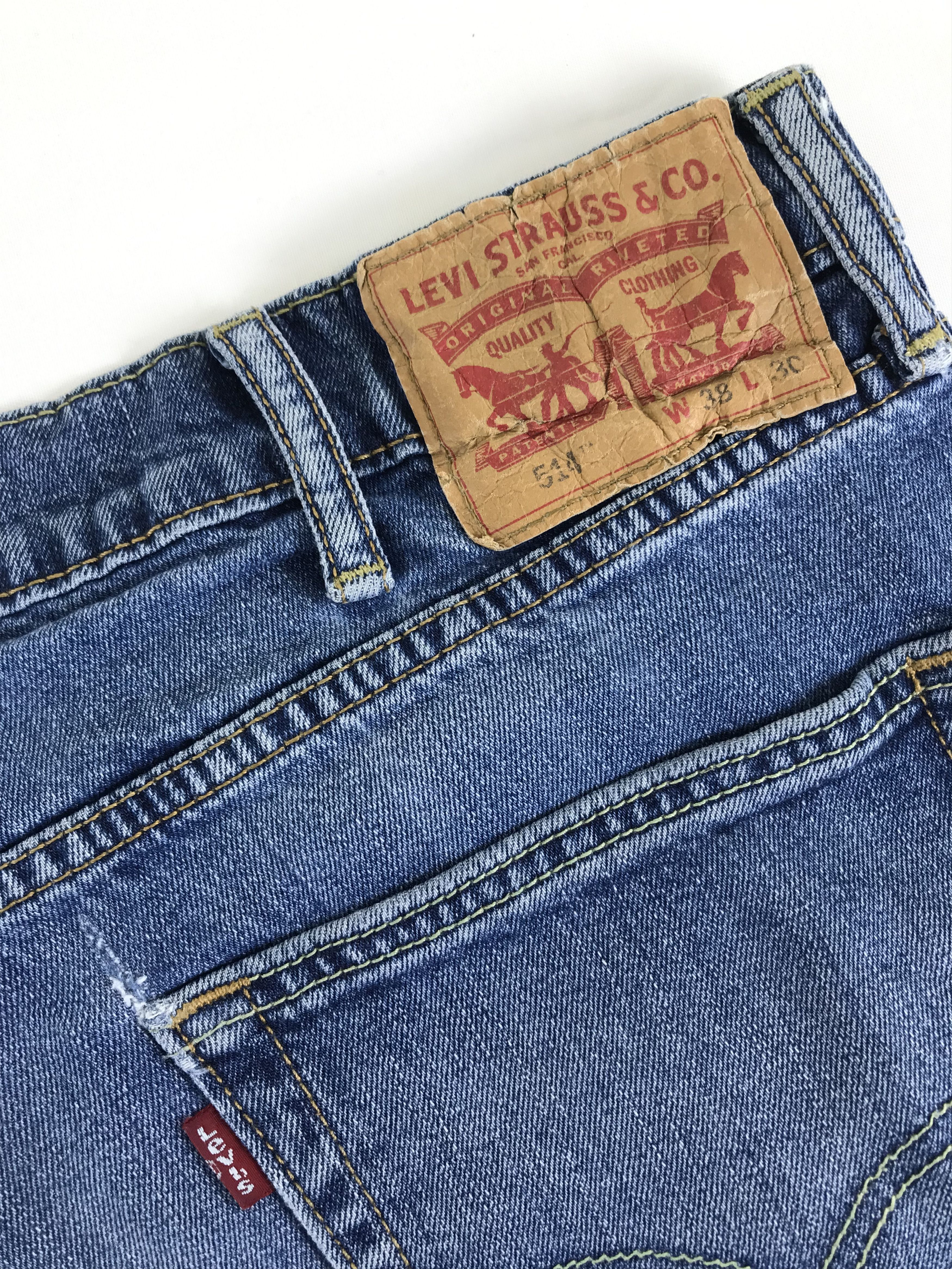 Levi's Vintage Levi's 514 Straight Fit Cut Jeans Faded Blue Denim Size US 38 / EU 54 - 12 Thumbnail