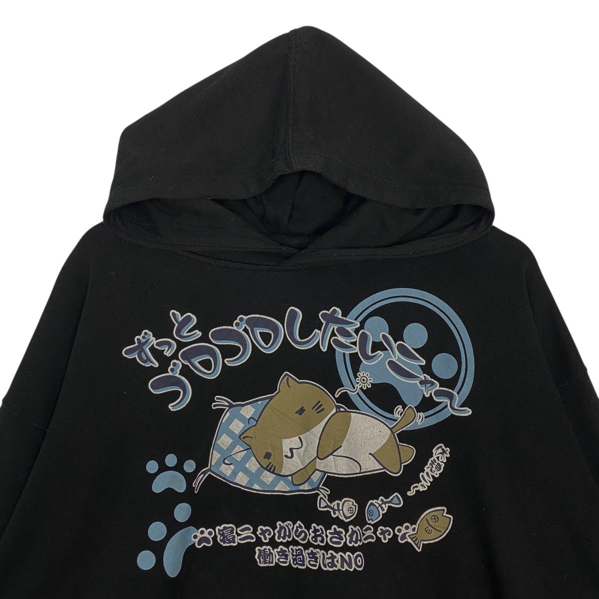 Other Vintage Necobuchisan Hoodie Sweater Black Big Logo Size 4L Size US L / EU 52-54 / 3 - 4 Thumbnail