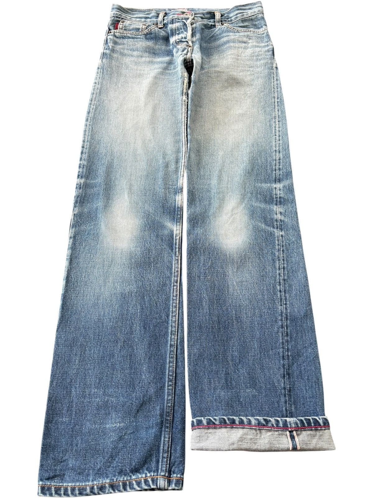 Paul Smith Vintage Paul Smith Faded Wash Loose Selvedge Jeans Size 29" - 1 Thumbnail