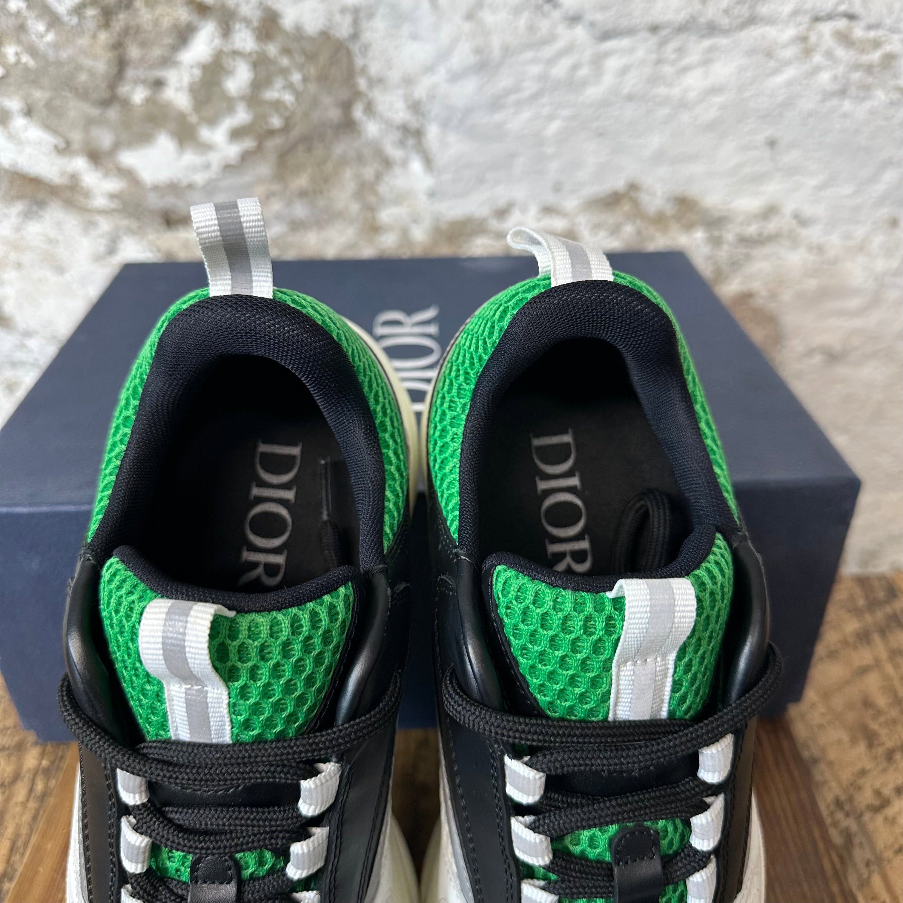 Dior Dior B22 Green Black White Sneaker Sz 7 (40) Size US 7 / EU 40 - 4 Thumbnail