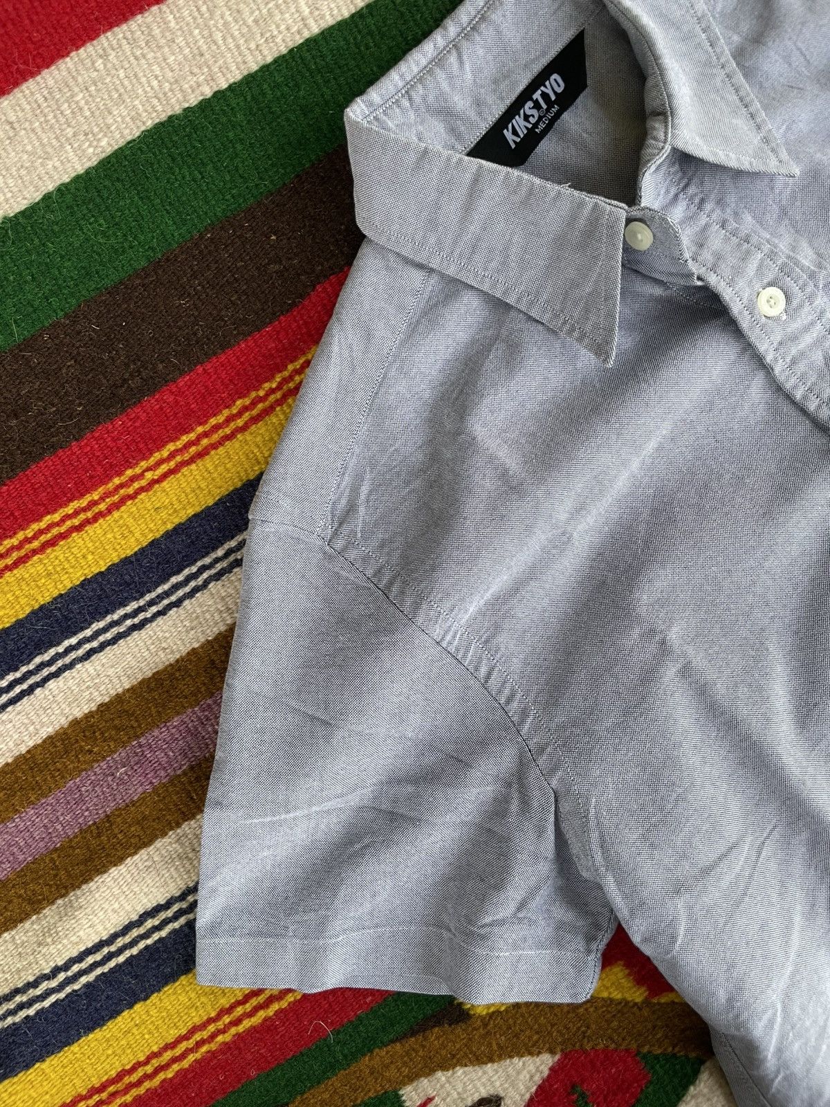 Japanese Brand KIKS TYO Oxford Shirt Size US M / EU 48-50 / 2 - 7 Thumbnail