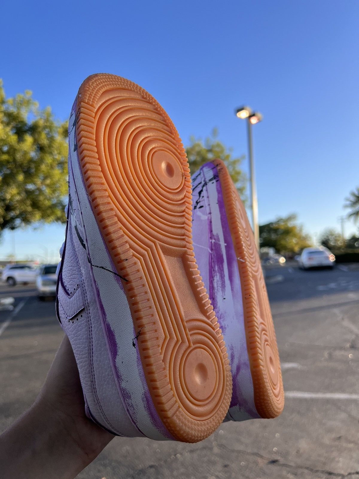 Designer Splatter chunky shoes lean custom #lucki Size US 8 / IT 38 - 5 Thumbnail