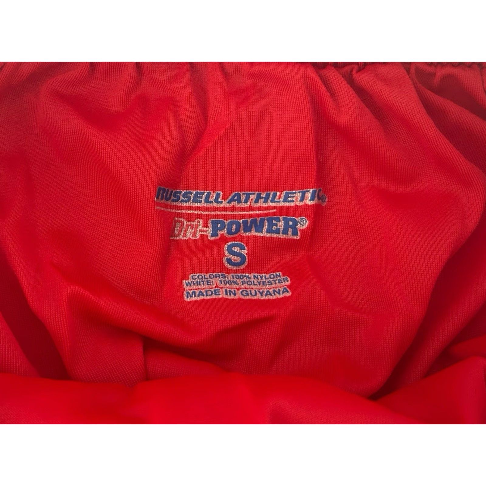 Russell Athletic VINTAGE russell athletic running shorts Mens S Red Lined Athletic 2010s Deadstock NWT R logo White drawstring Nylon Side pockets 3” inseam Mens Size US 29 - 7 Thumbnail
