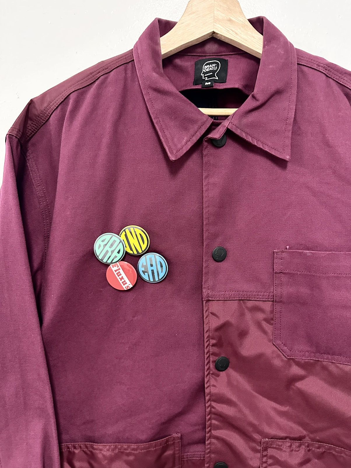 Brain Dead Brain Dead Spring 2019 Nylon Paneled Mechanic Chore Jacket Size US M / EU 48-50 / 2 - 3 Thumbnail
