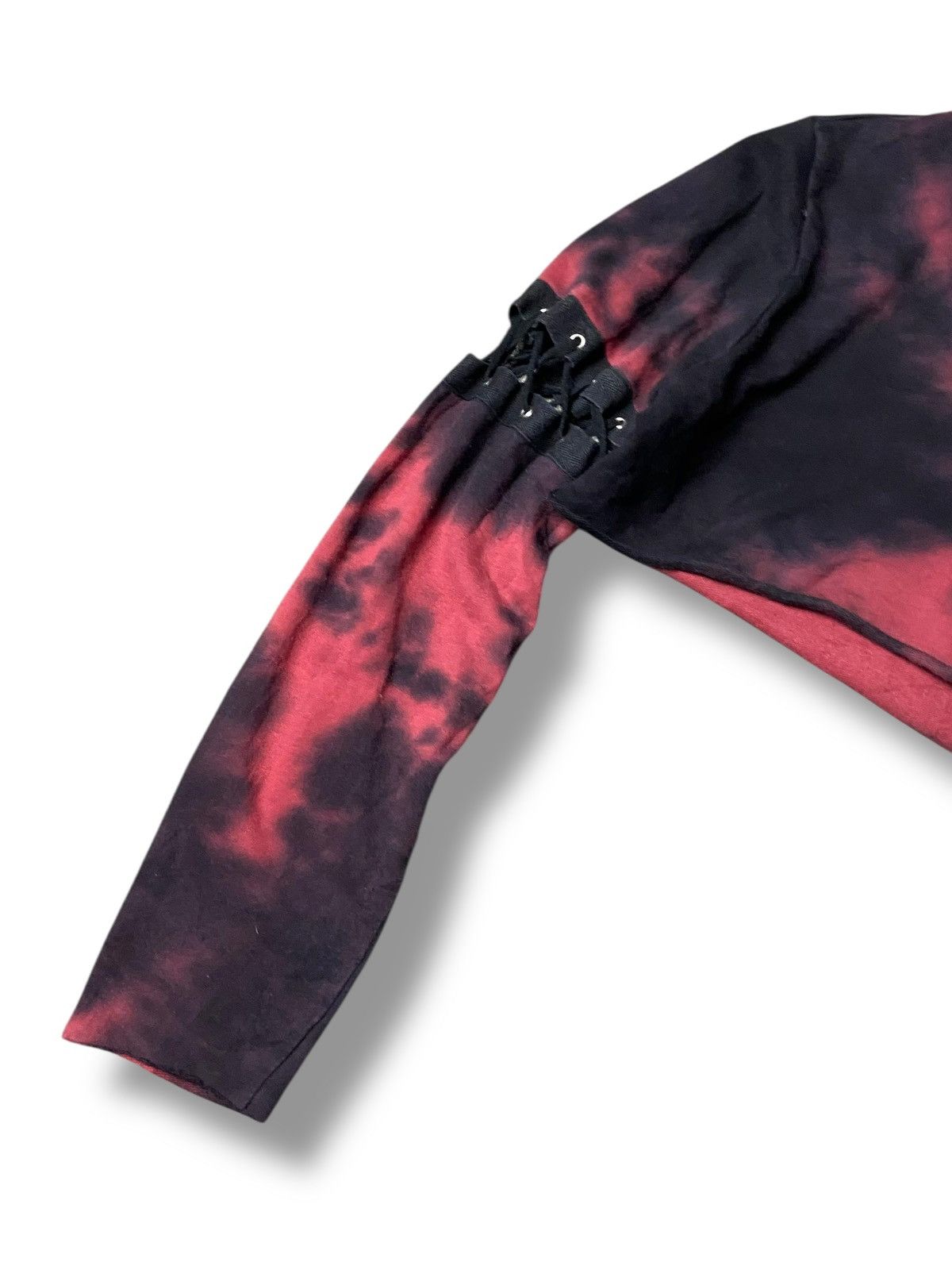 Japanese Brand Midnight Hour Tie Dye Crop Hoodie (162) Size XS / US 0-2 / IT 36-38 - 6 Thumbnail
