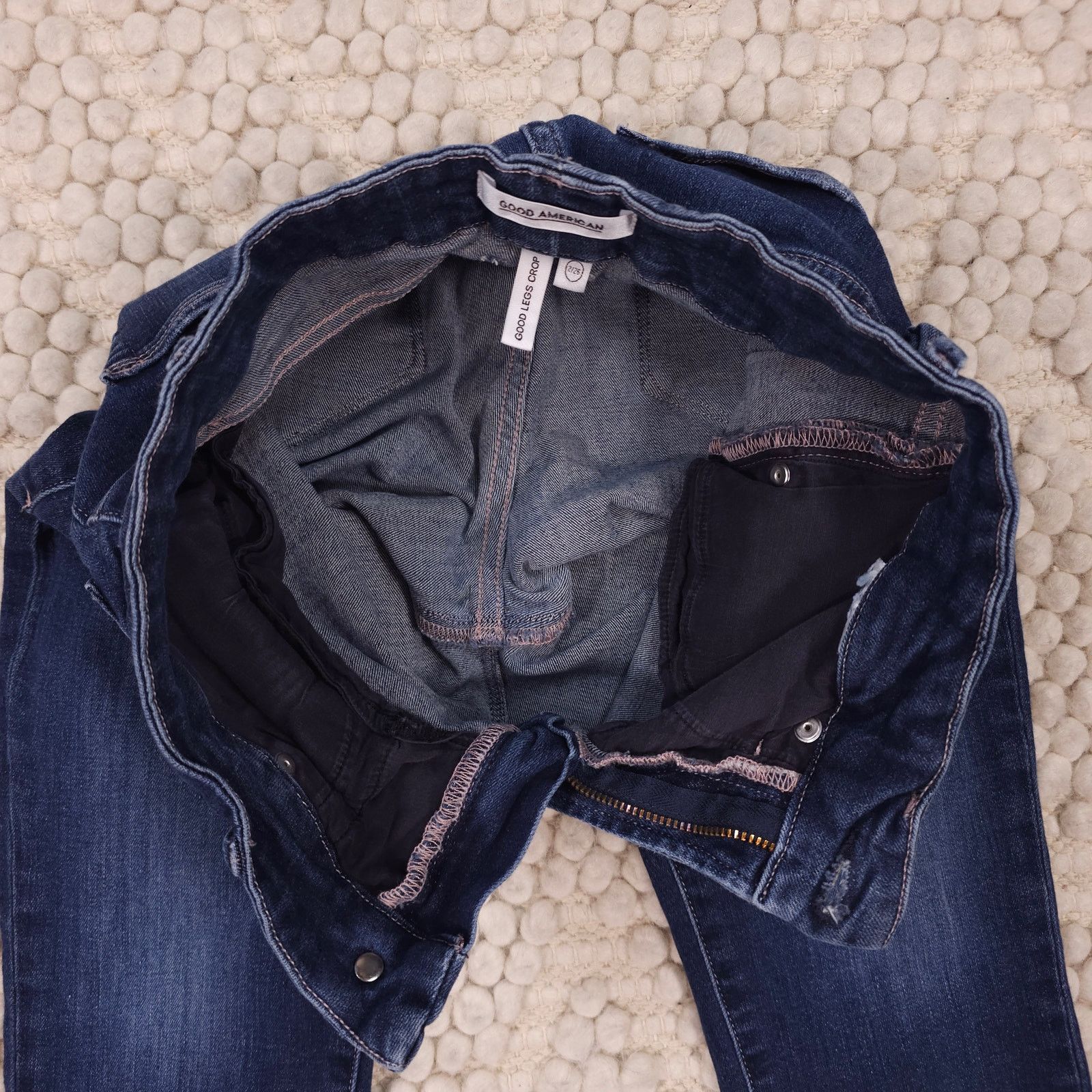 Good American Good American Good Legs Crop Skinny Jeans Sz 2 / 26 Size 26" / US 2 / IT 38 - 5 Thumbnail