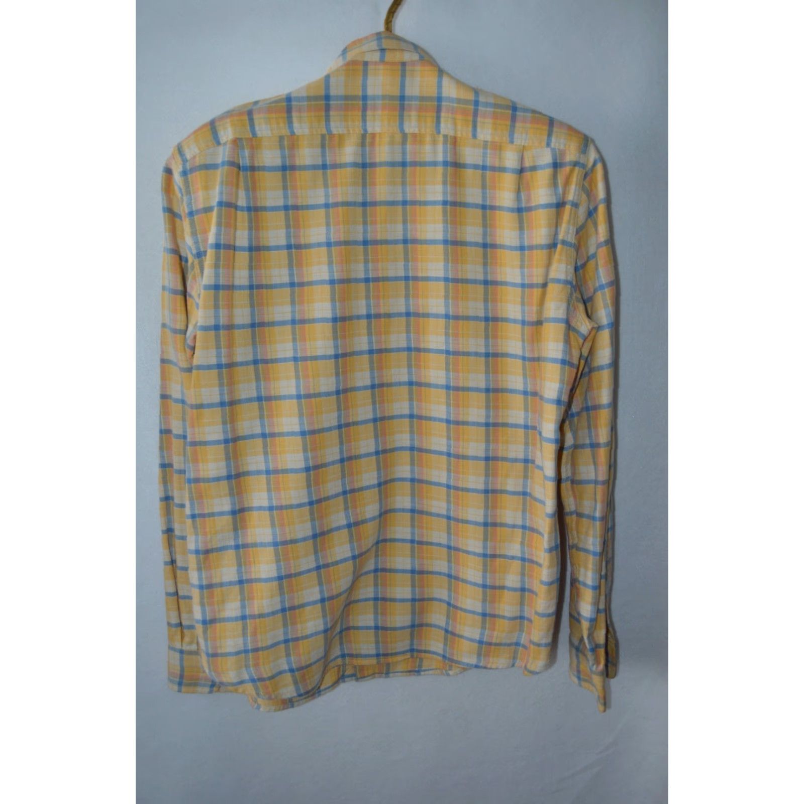 Lucky Brand Lucky Brand Shirt Mens Adult Medium Blue Plaid Cotton Flannel Button-Up Casual Pocketed Size US M / EU 48-50 / 2 - 2 Thumbnail
