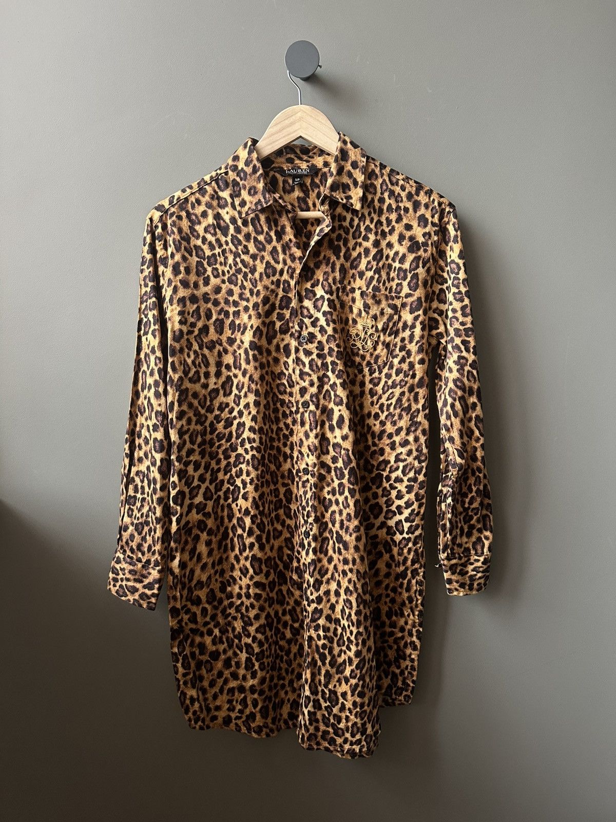 Lauren Ralph Lauren Lauren Ralph Lauren Womens Leopard Long Shirt Size S Size S / US 4 / IT 40 - 1 Thumbnail