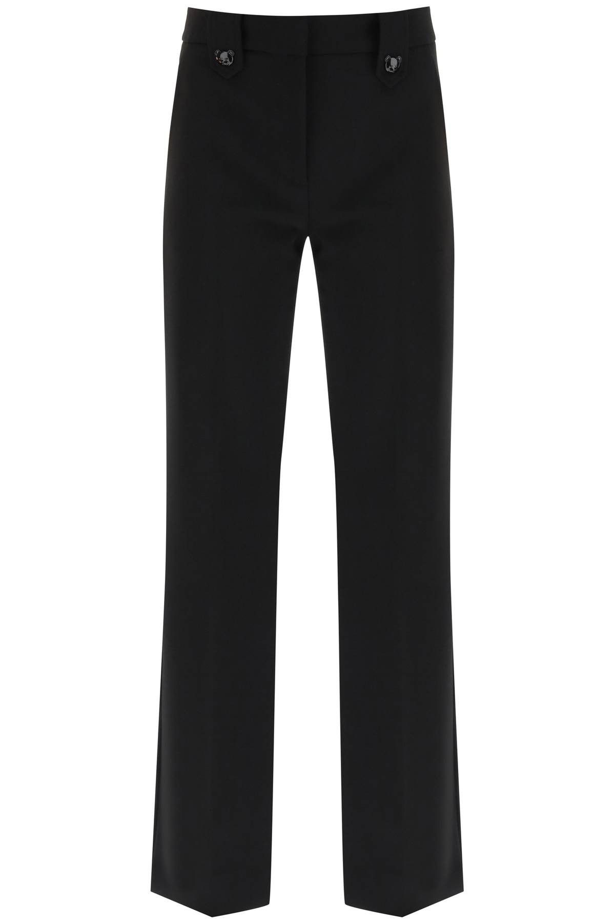 image of Moschino Teddy Bear Pants in Nero, Women's (Size 26)
