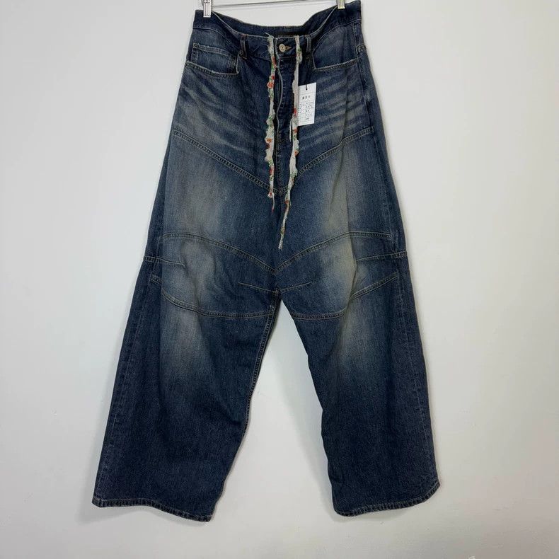 Balenciaga size S Waist drawstring strap retro blue