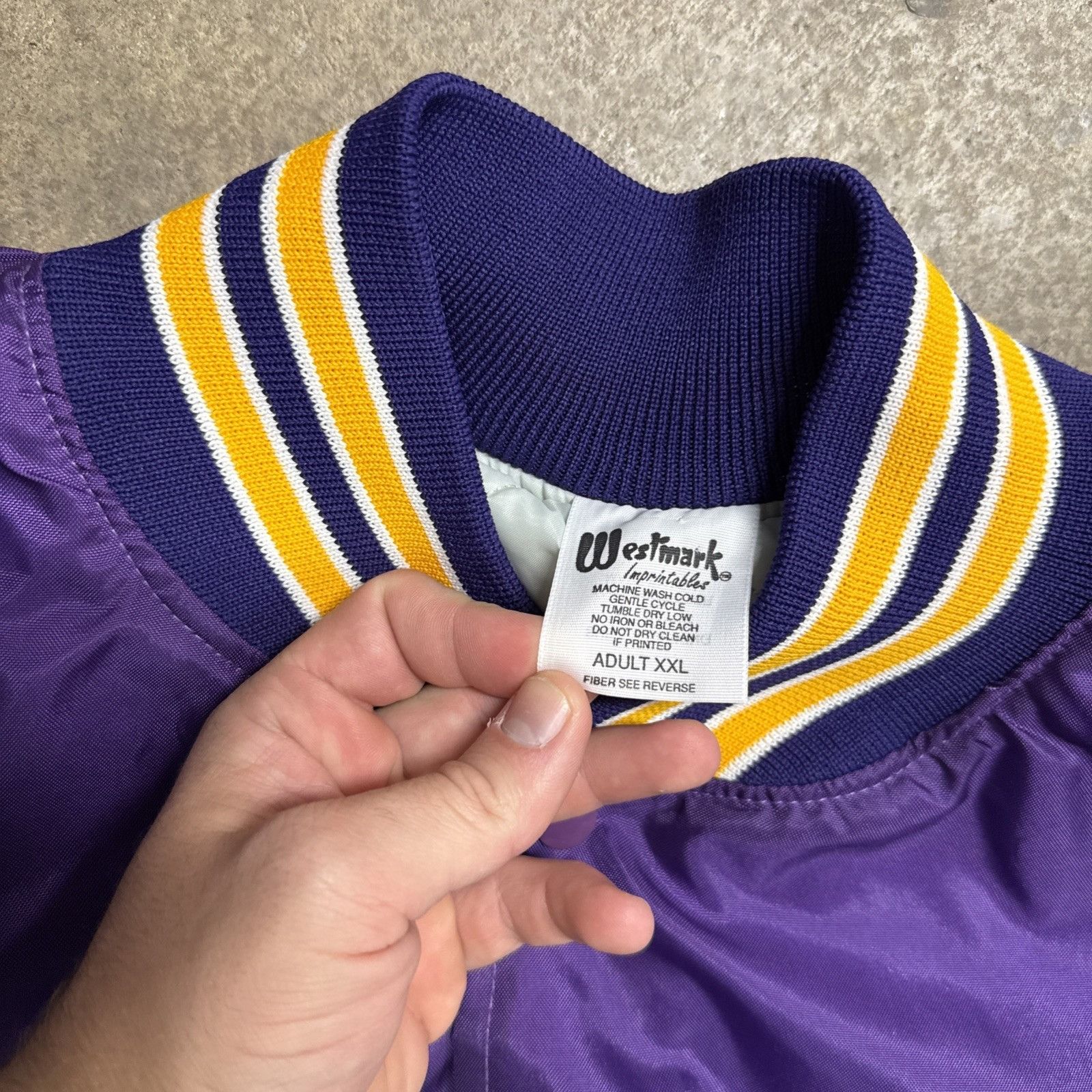 Starter Vintage Eastern Carolina University Jacket 2XL 90s Varsity Size US XXL / EU 58 / 5 - 5 Thumbnail