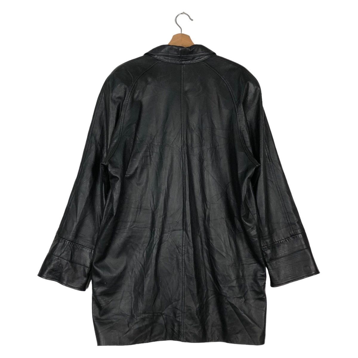 Japanese Brand 🔥VINTAGE GENUINE LEATHER JACKET JAPAN INSPIRE RICK OWENS Size US M / EU 48-50 / 2 - 7 Thumbnail