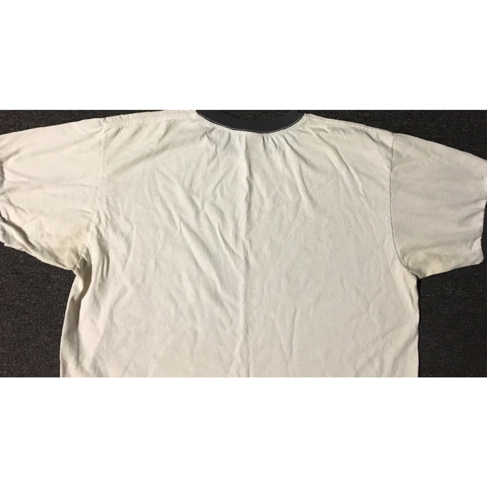 Anvil VINTAGE Bud Light Faded Ringer Shirt XL Bar Drunk Beer Surf Beach Biker Grunge 90s Size US XL / EU 56 / 4 - 7 Thumbnail