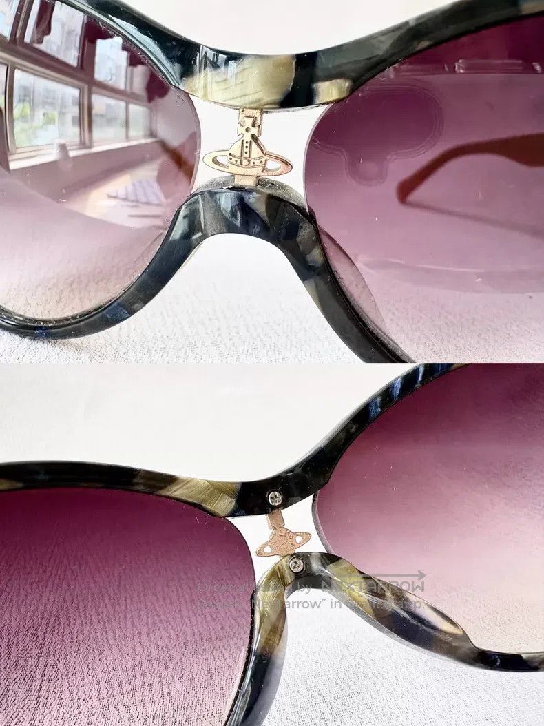 Vivienne Westwood Vivienne Westwood Purple gradient Saturn sunglasses Size ONE SIZE - 3 Thumbnail