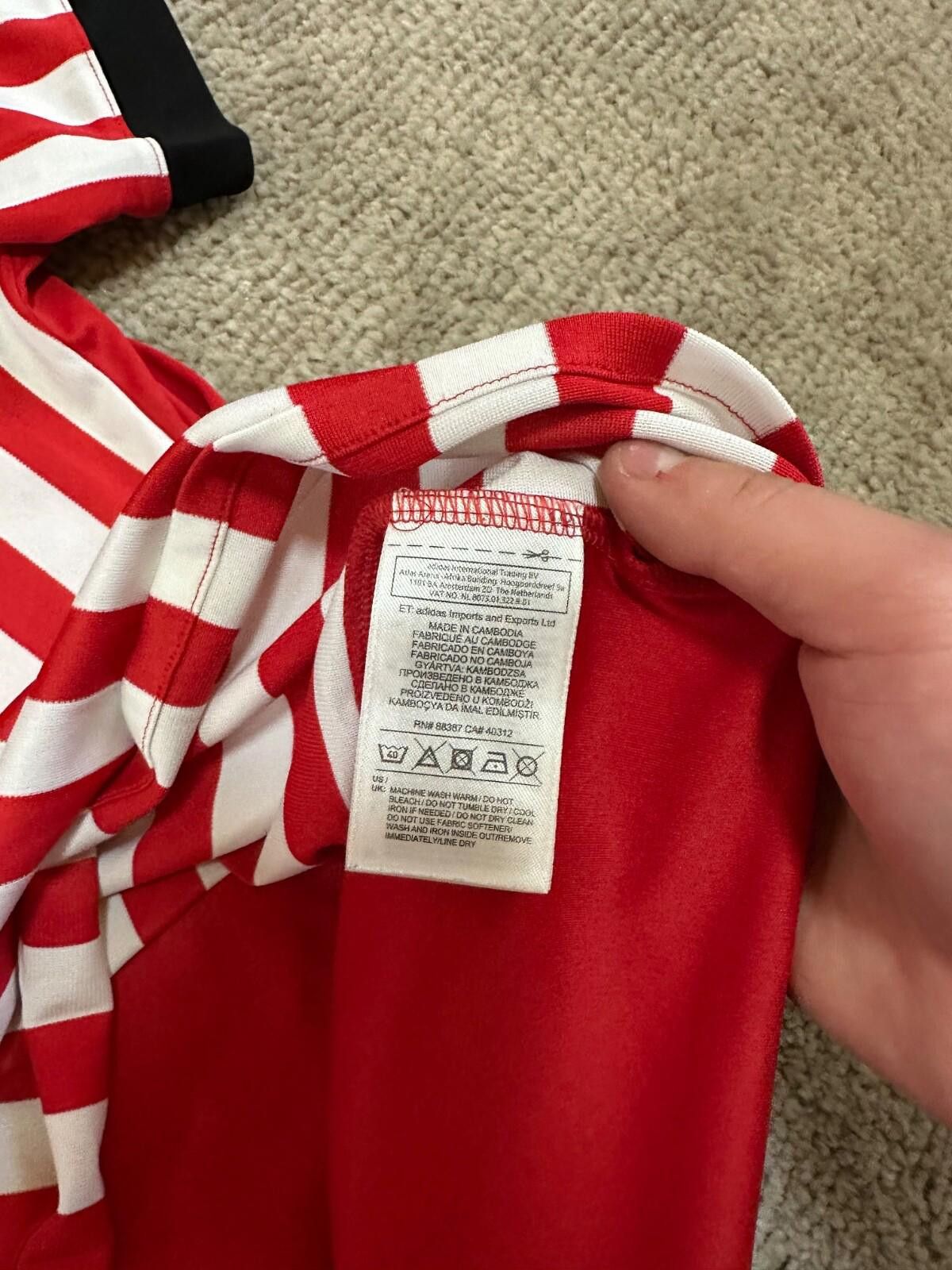 Adidas SUNDERLAND ADIDAS 2017/2018 FOOTBALL SOCCER HOME JERSEY XL Size US XL / EU 56 / 4 - 7 Thumbnail