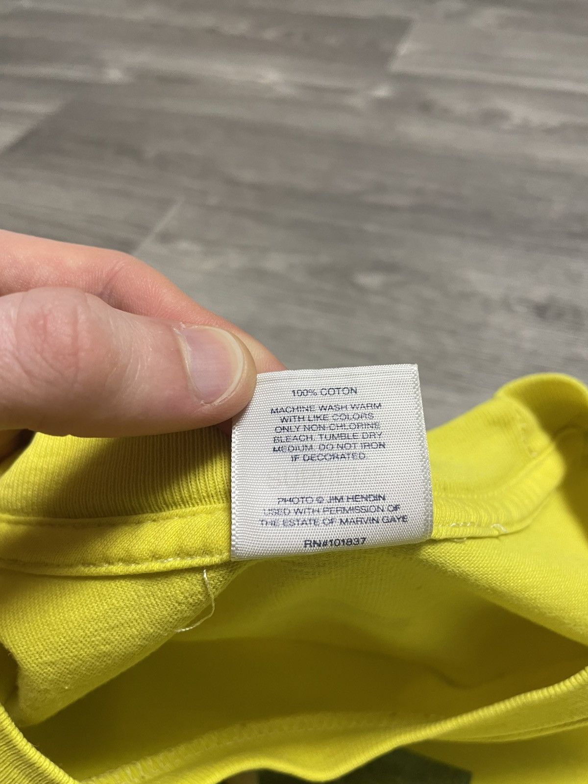 Supreme Supreme Marvin Gaye Yellow T-Shirt FW18 Size US M / EU 48-50 / 2 - 17 Thumbnail